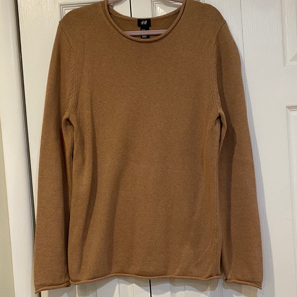 H&M Men's Brown Crewneck Sweater